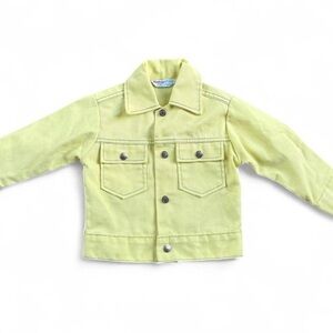 Vintage Kids Yellow Jean Jacket